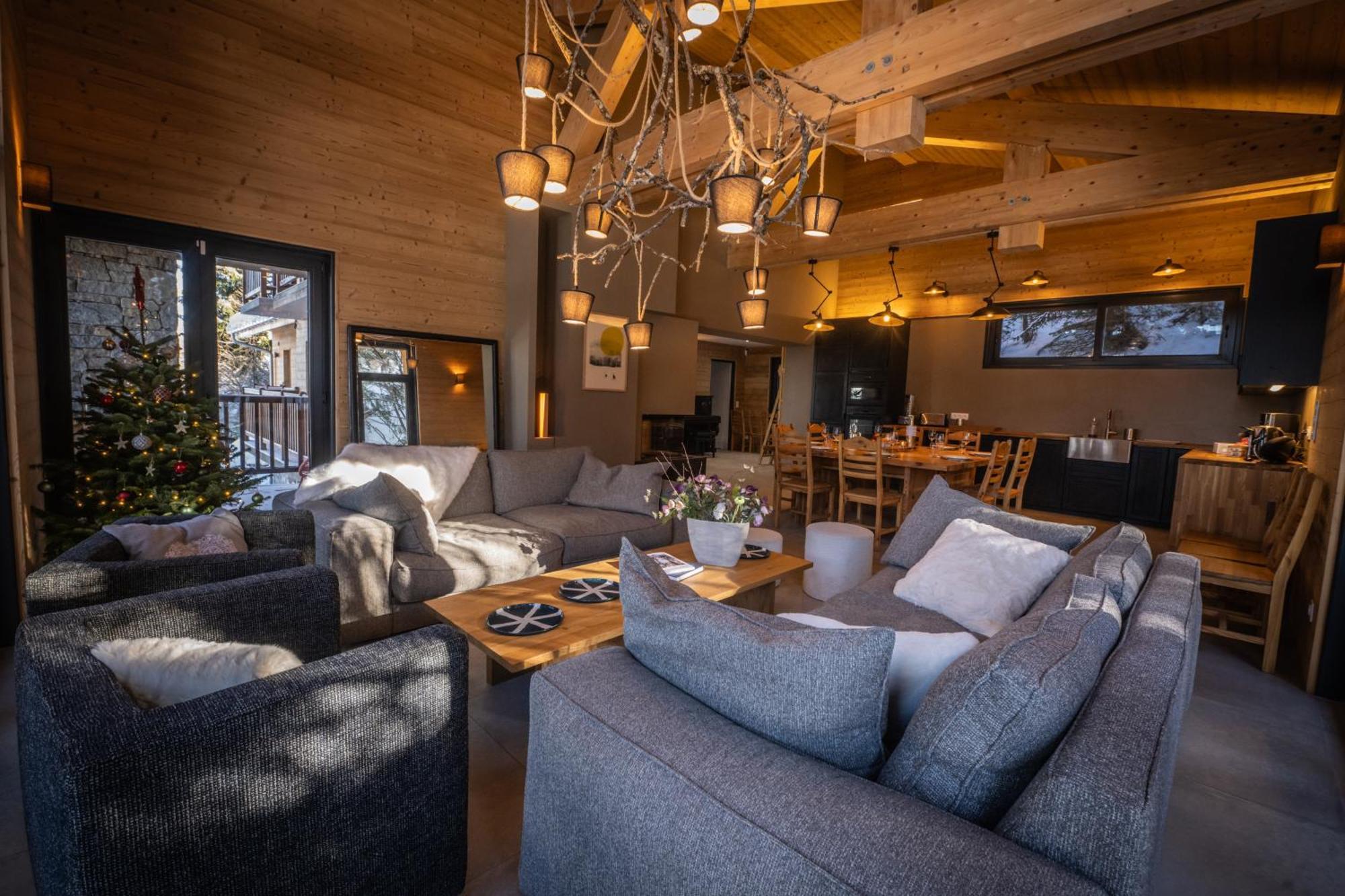 Chalet Du Bois Melay - Piscine - Proche Pistes - 15 Personnes Ла-Плань Экстерьер фото